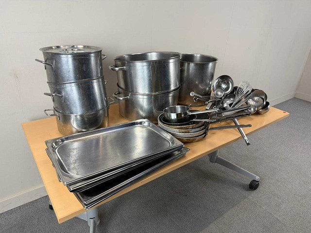 Potten-pannen-gastronormbakken-keukengerei - pannenset - afbeelding 5 van  5