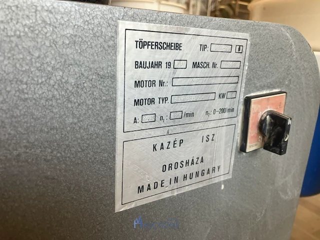 Pottenbakkersdraaischijf kazep isz - afbeelding 2 van  4