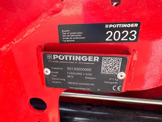 Pöttinger - flexcare v 6200 - hoeing machine - 2023 - afbeelding 5 van  5
