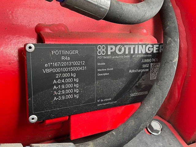 Pottinger jumbo 7470 laadwagen - afbeelding 31 van  37