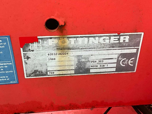 Pöttinger psm 353 maaimachine - afbeelding 6 van  9