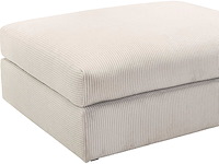 Pouf - beige stof met koord - afbeelding 1 van  9