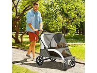 Poussette pour chiens pliable pour grands chiens & chats jusqu'à 30 kg - afbeelding 2 van  8