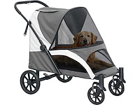 Poussette pour chiens pliable pour grands chiens & chats jusqu'à 30 kg - afbeelding 3 van  8