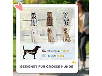 Poussette pour chiens pliable pour grands chiens & chats jusqu'à 30 kg - afbeelding 5 van  8