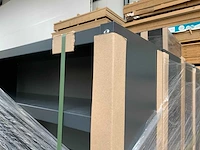Povag legbordkast 10 legborden 100x30x198cm donkergrijs - afbeelding 5 van  5