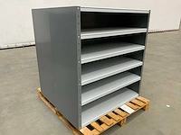 Povag omp.336.01 open legbordkast - 5 legborden