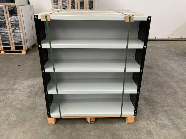 Povag omp707 magazijn legbordkast 100x30x108cm - afbeelding 2 van  4