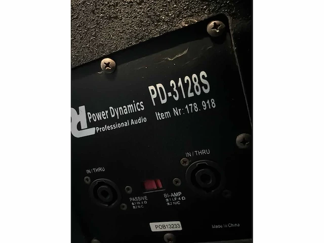 Power dynamics pd-3128s subwoofer - afbeelding 3 van  3
