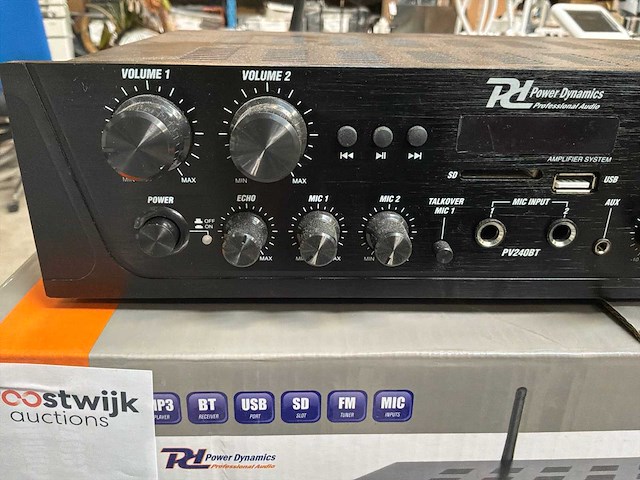 Power dynamics pv240bt versterker - afbeelding 3 van  5