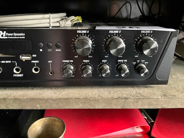 Power dynamics pv260bt receivers & versterkers - afbeelding 3 van  8