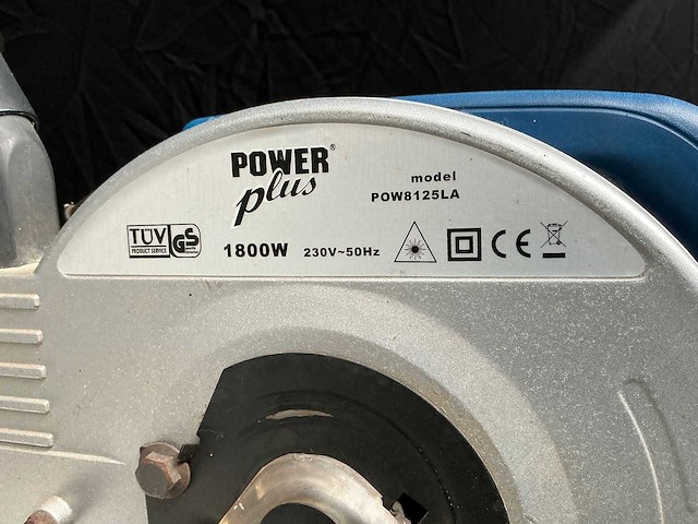 Power plus - pow8125la - cirkelzaagmachine - afbeelding 2 van  4