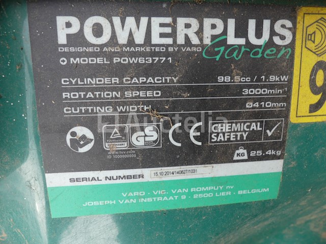 Power plus benzine grasmaaier pow 63771 - afbeelding 2 van  5
