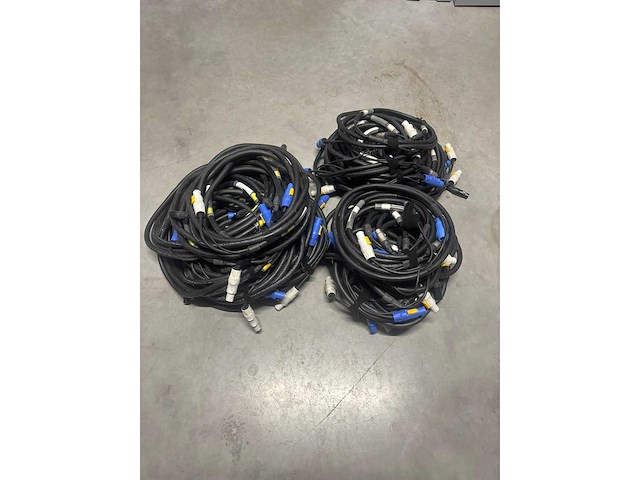 Powercon combikabel 3-pin (29x) - afbeelding 1 van  2