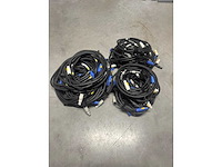 Powercon combikabel 3-pin (29x) - afbeelding 1 van  2