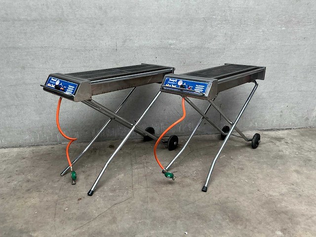 Powergrill - vesuvius 1 - gasbarbecue powergrill (2x) - afbeelding 1 van  6