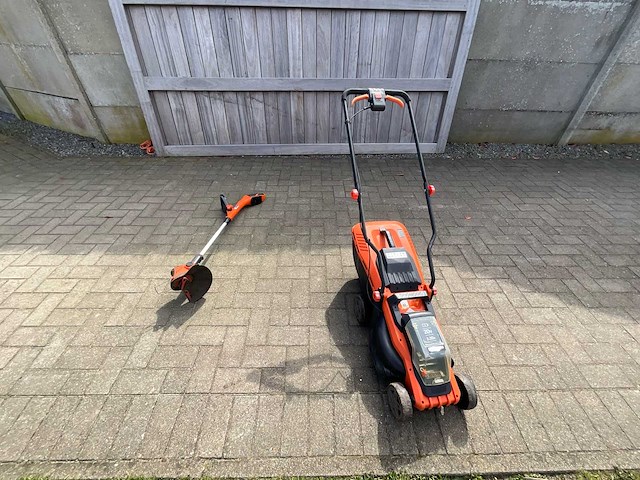 Powerplus accu grasmaaier + grastrimmer set (20v) – inclusief batterij & lader (2x) - afbeelding 1 van  10
