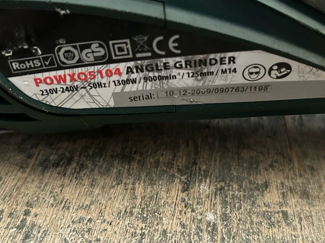 Powerplus haakse slijper - afbeelding 3 van  4