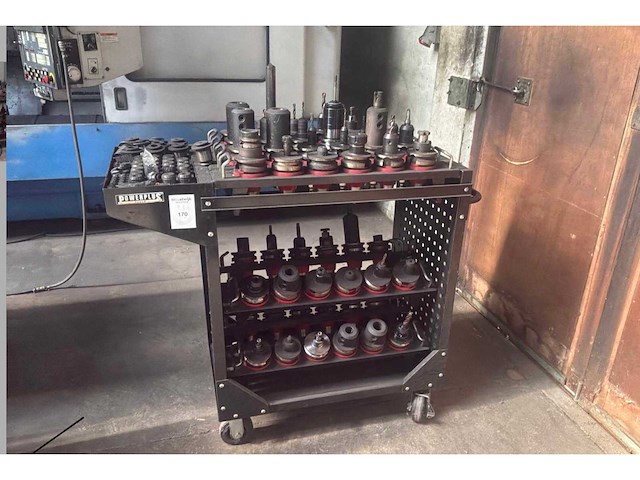 Powerplus mobiel toolrack met gereedschapshouders - afbeelding 1 van  5