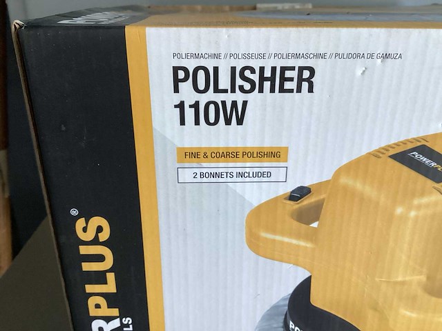 Powerplus polijstmachine 110w, 240mm - afbeelding 3 van  5