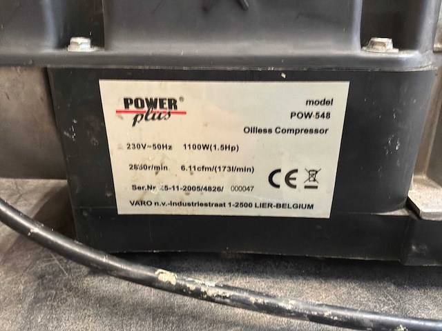 Powerplus pow 548 luchtcompressor met toebehoren - afbeelding 6 van  11