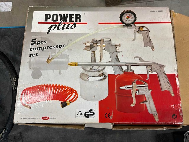 Powerplus pow 548 luchtcompressor met toebehoren - afbeelding 11 van  11