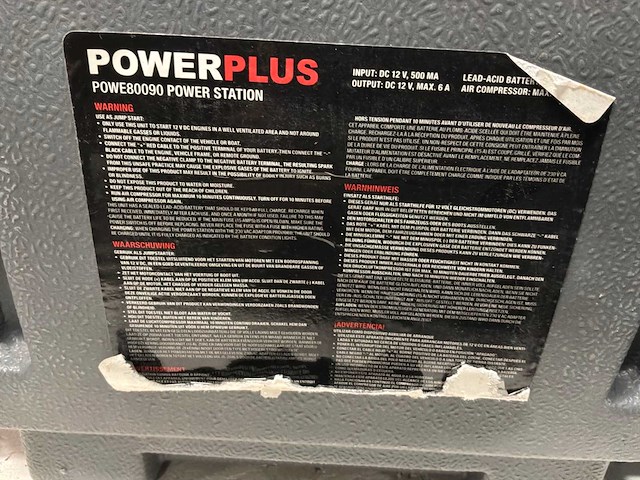 Powerplus pow80090 acculader - afbeelding 6 van  6