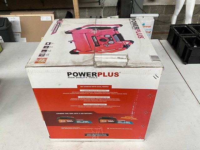 Powerplus powdp7070 luchtcompressor - afbeelding 2 van  3