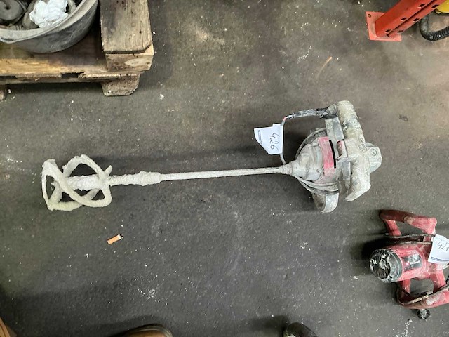 Powerplus powe80070 cementmixer - afbeelding 1 van  4