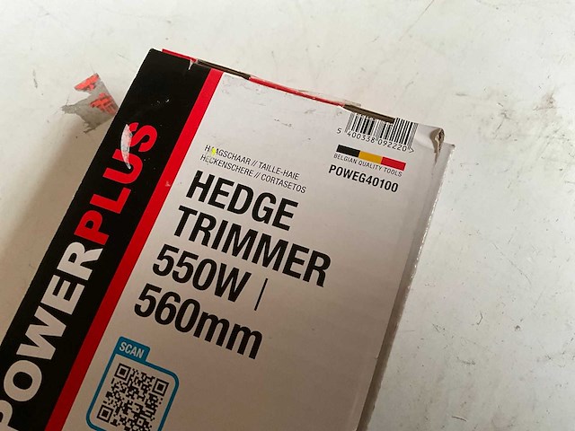 Powerplus poweg4010 heggenschaar 550w/560mm - afbeelding 2 van  2