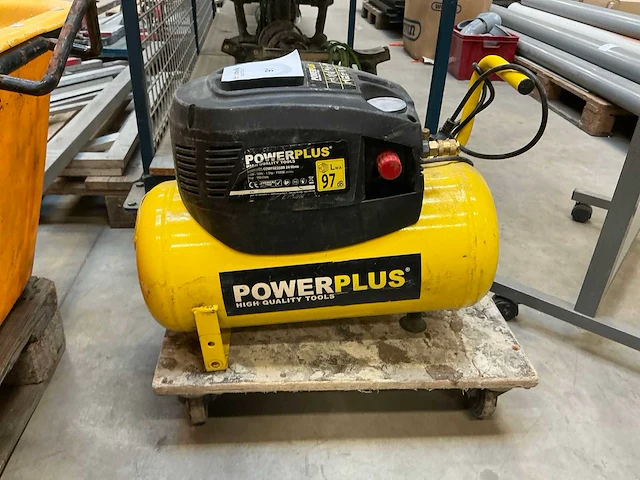 Powerplus powx1725 luchtcompressor - afbeelding 2 van  3