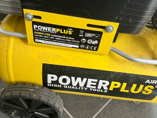 Powerplus powx1790 mobiele minicompressor - afbeelding 4 van  4