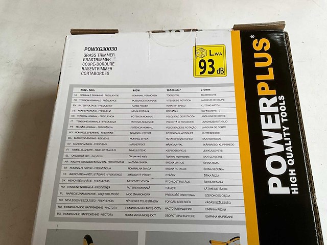 Powerplus powxg30030 grastrimmer - afbeelding 7 van  9