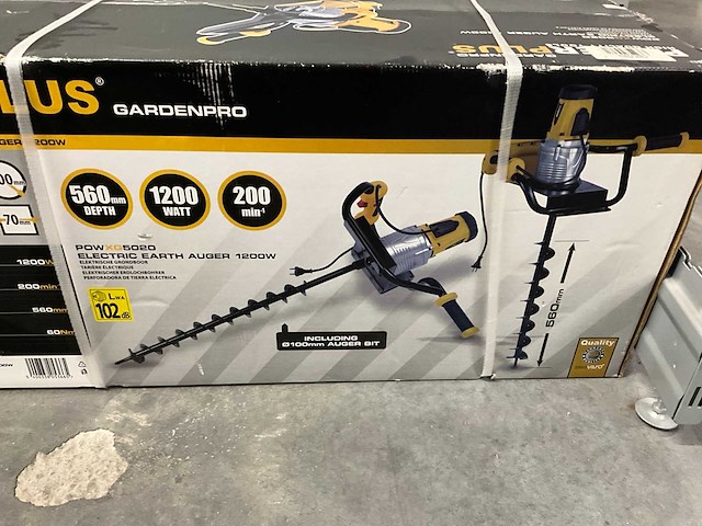 Powerplus powxg5020 elektrisch grondboor - afbeelding 2 van  2