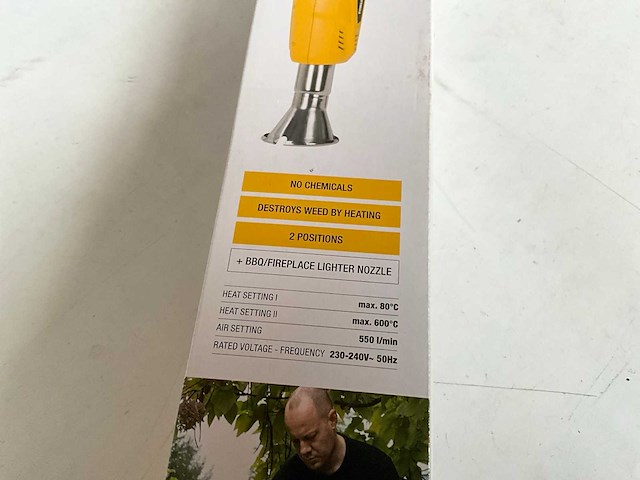 Powerplus powxg6611 onkruidbrander 2000w - afbeelding 2 van  6