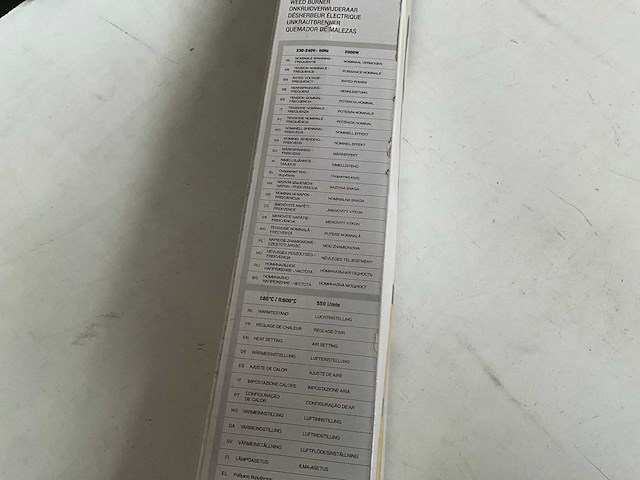 Powerplus powxg6611 onkruidbrander 2000w - afbeelding 4 van  6