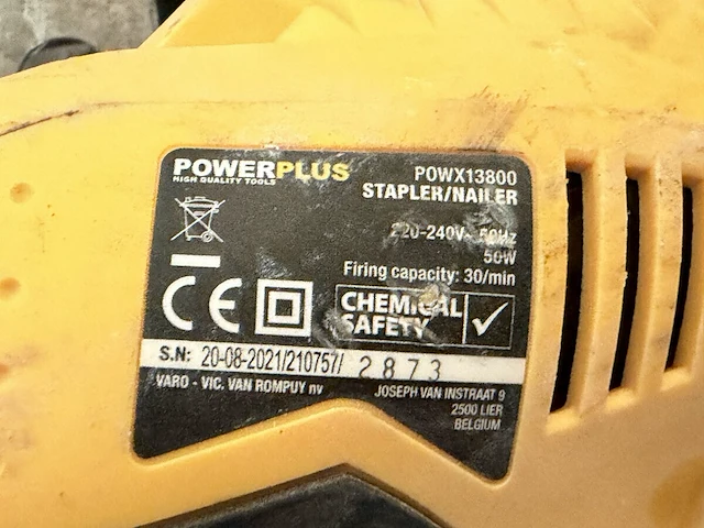 Powerplus tacker - afbeelding 5 van  5
