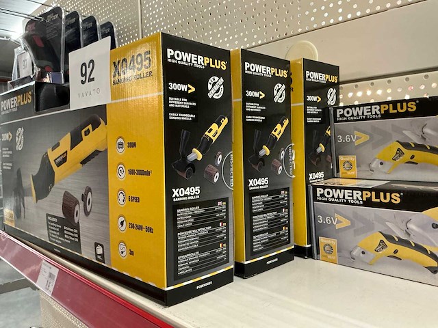 Powerplus x0495 elektrische schuurroller (3x) - afbeelding 1 van  2