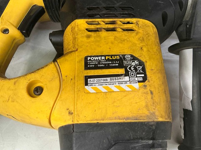 Powerplus x115 klopboormachine - afbeelding 2 van  4