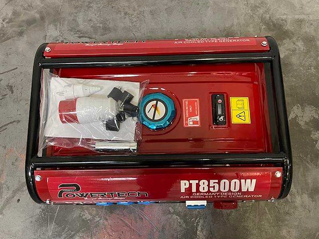 Powertech - pt 8500 - generator - afbeelding 6 van  7