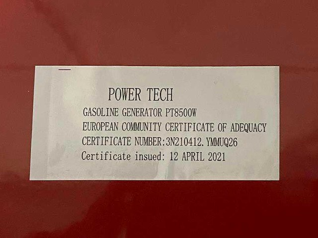 Powertech - pt 8500 - stroomgenerator - afbeelding 7 van  7