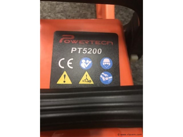 Powertech benzine kettingzaag 52cc - afbeelding 6 van  6