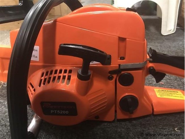Powertech benzine kettingzaag 52cc - afbeelding 4 van  6