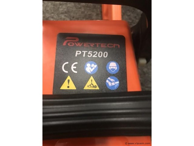 Powertech benzine kettingzaag 52cc - afbeelding 6 van  6