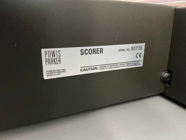 Powis parker fastback sm1 scoringsmachine - afbeelding 4 van  4
