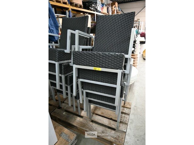 Poyrattan tuinstoelen (10x) - afbeelding 2 van  3