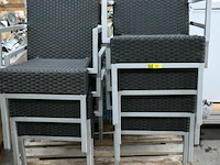 Poyrattan tuinstoelen (7x) - afbeelding 1 van  2