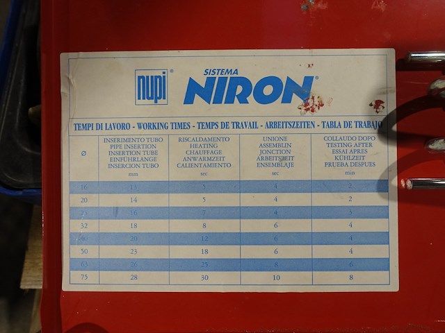 Ppc polyfusielasapparaat niron - afbeelding 3 van  4
