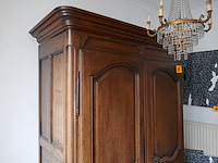 Prachtige oude eiken kledingkast in lodewijk xv stijl ( 1940 ) - afbeelding 2 van  6