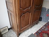 Prachtige oude eiken kledingkast in lodewijk xv stijl ( 1940 ) - afbeelding 3 van  6